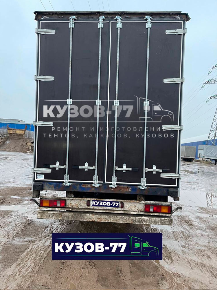 Изготовление стального портала и ворот на полуприцеп SCHMITZ