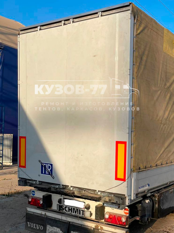 Устновка ворот на полуприцеп SCHMITZ